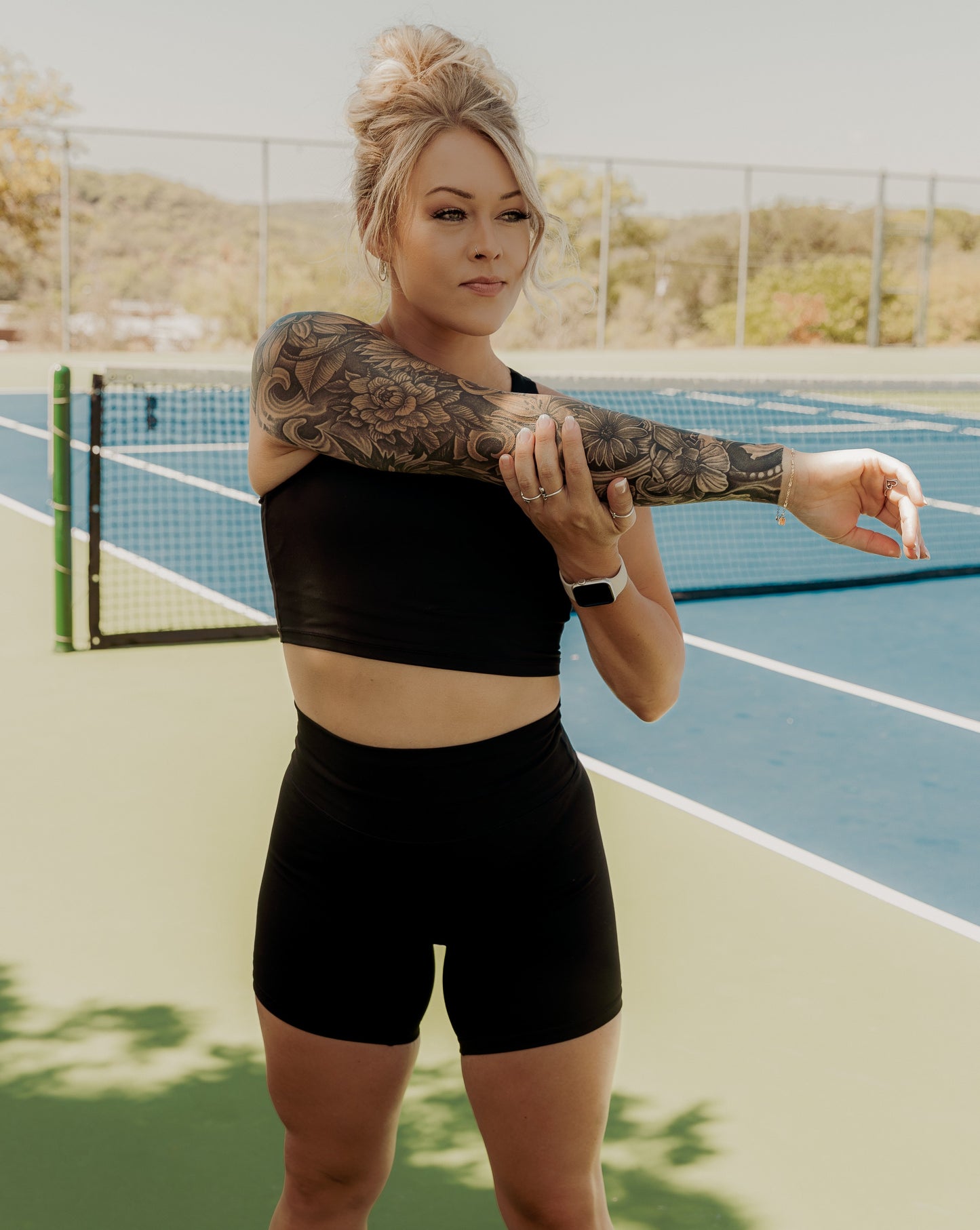 Women's Seamless Vital Biker Shorts - Black