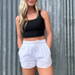 Women's Running Shorts - White