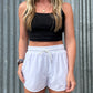 Women's Running Shorts - White