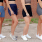 Women's Seamless Vital Biker Shorts - Navy Blue