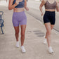 Women's Seamless Vital Biker Shorts - Lilac Purple