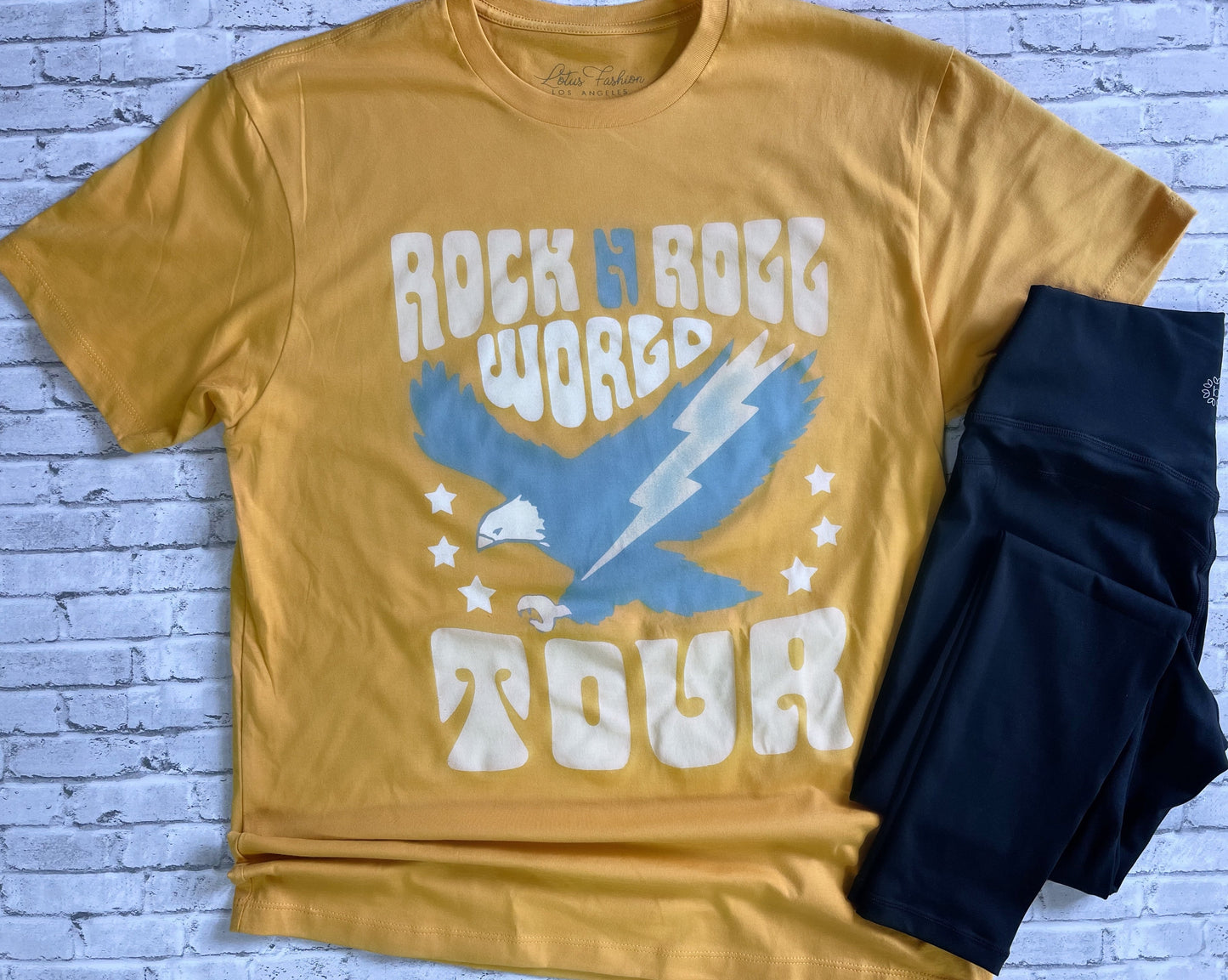 Rock & Roll World Tour Graphic Tee